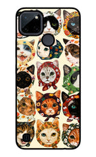 Cool Cat Realme C21Y/C25Y Glass Case