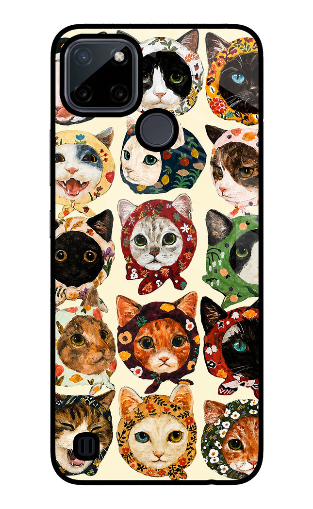 Cool Cat Realme C21Y/C25Y Glass Case