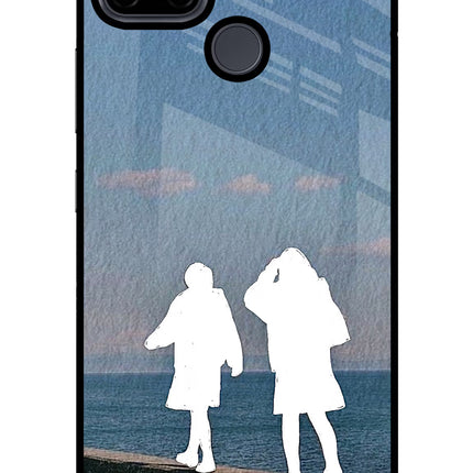 Coastal Dream Realme C21Y/C25Y Glass Case Back Cover by Casekaro