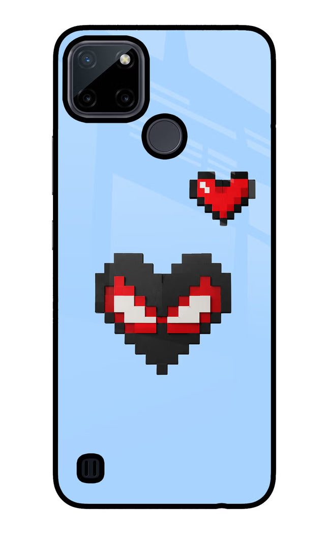 Peter Heart Realme C21Y/C25Y Glass Case