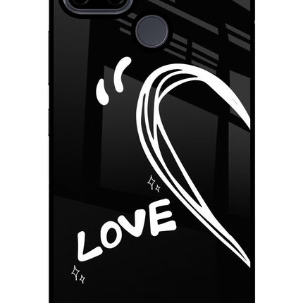 Love Line Realme C21Y/C25Y Glass Case Back Cover by Casekaro