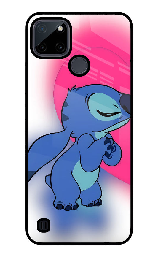 Stitch Hug Realme C21Y/C25Y Glass Case