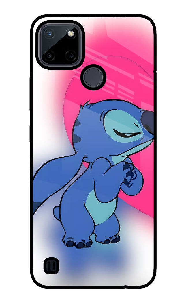 Stitch Hug Realme C21Y/C25Y Glass Case