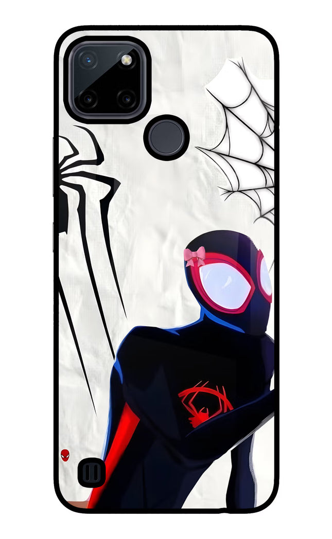 Miles Verse Realme C21Y/C25Y Glass Case Back Cover by Casekaro