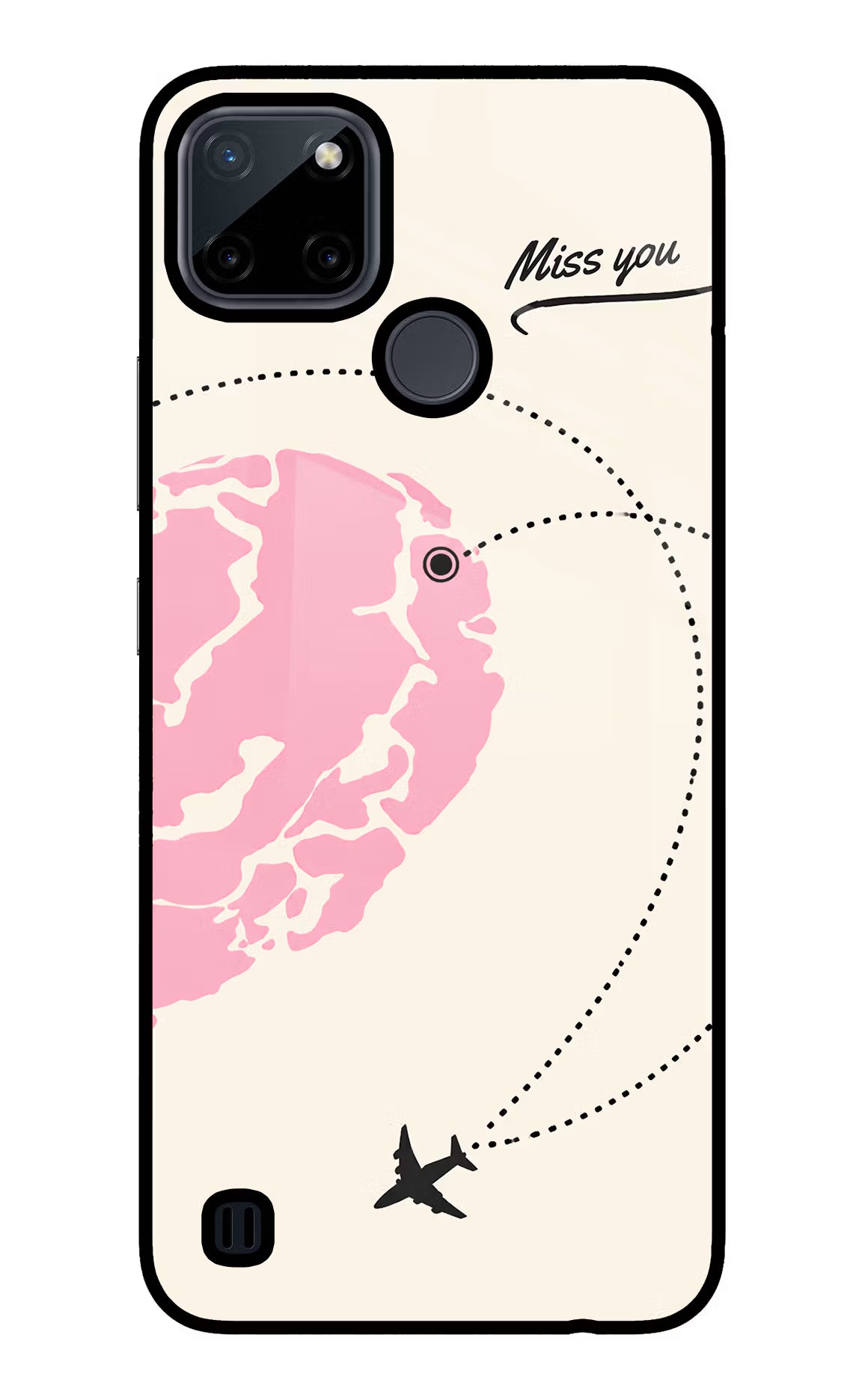 Miss Orbit Realme C21Y/C25Y Glass Case