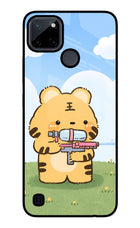 Tiger Treat Realme C21Y/C25Y Glass Case