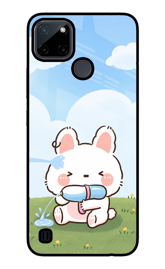 Bunny Treat Realme C21Y/C25Y Glass Case