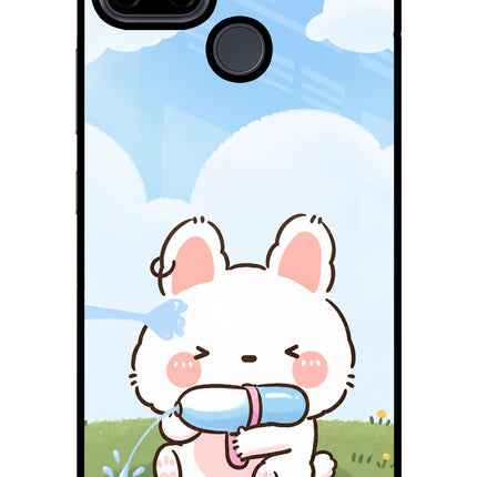Bunny Treat Realme C21Y/C25Y Glass Case Back Cover by Casekaro