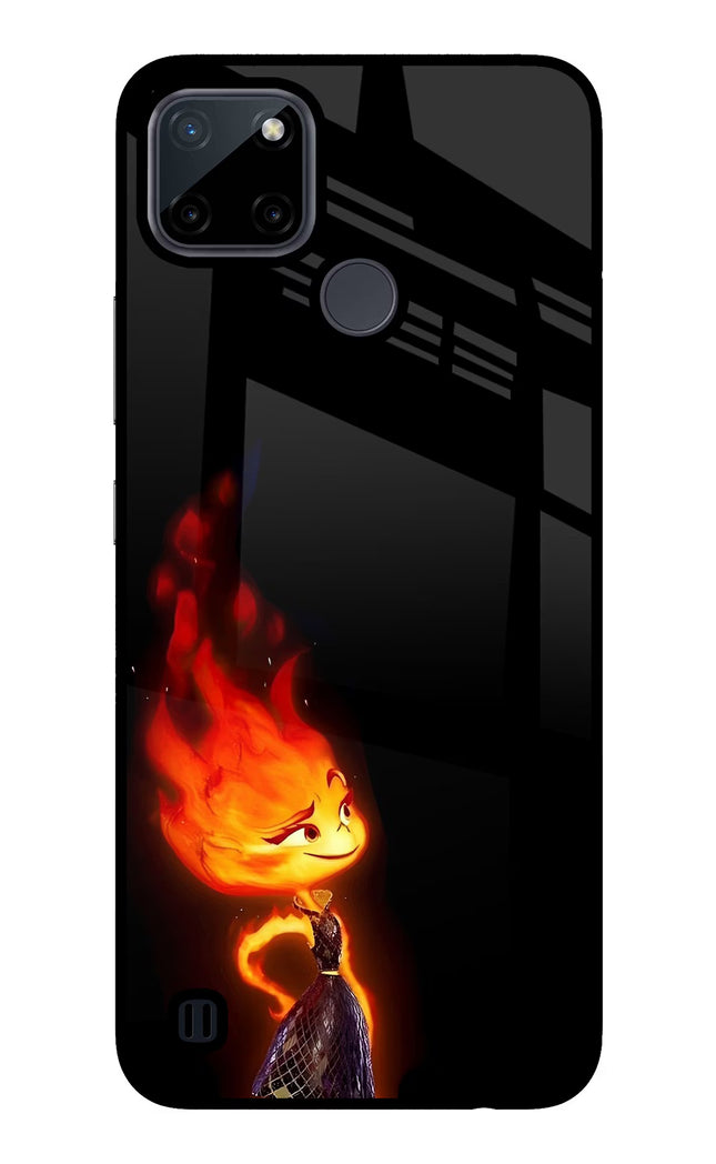 Ember Flame Realme C21Y/C25Y Glass Case