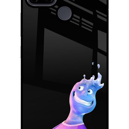 Wade Wave Realme C21Y/C25Y Glass Case Back Cover by Casekaro