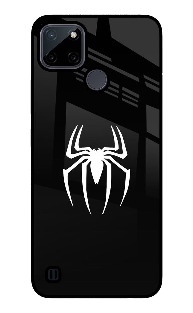 Miles Symbol Realme C21Y/C25Y Glass Case Back Cover by Casekaro