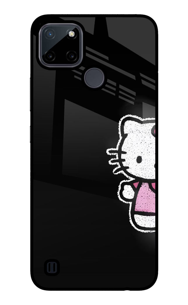 Kitty Charm Realme C21Y/C25Y Glass Case