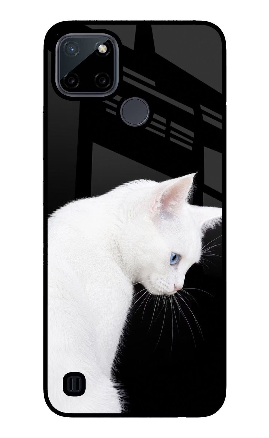 Snow Gaze Realme C21Y/C25Y Back Cover, Glass case