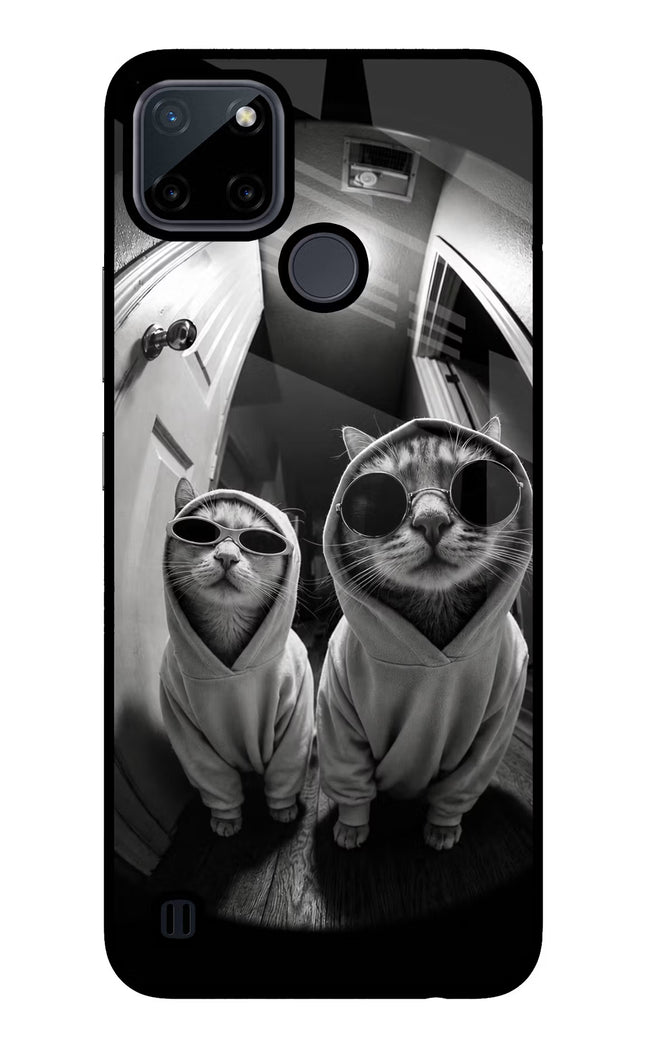 Hood Cats Realme C21Y/C25Y Glass Case