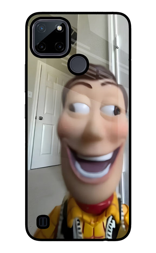Side Eye Woody Realme C21Y/C25Y Glass Case