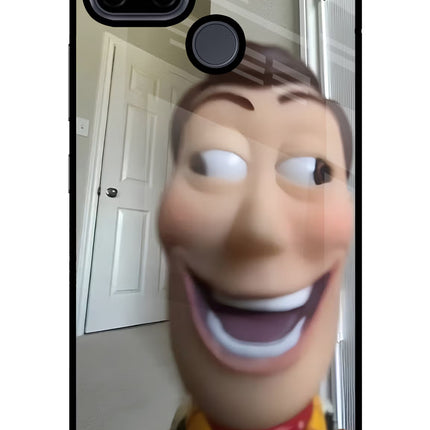 Side Eye Woody Realme C21Y/C25Y Glass Case Back Cover by Casekaro