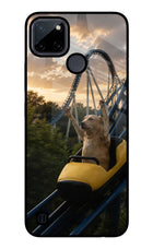 Rollercoaster Dog Realme C21Y/C25Y Glass Case