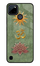 Om & Lotus Realme C21Y/C25Y Glass Case
