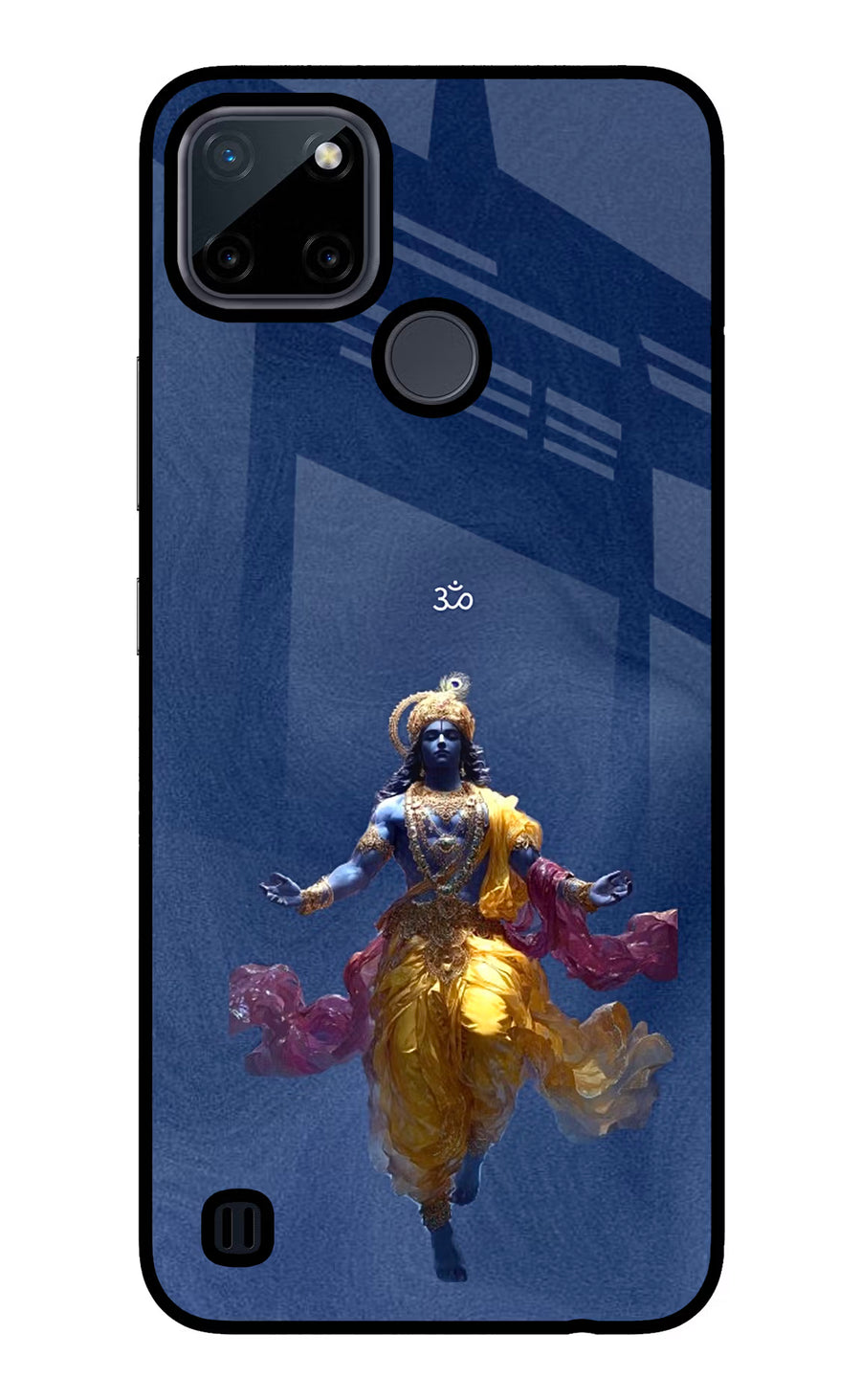 Cosmic Krishna Realme C21Y/C25Y Back Cover, Glass case