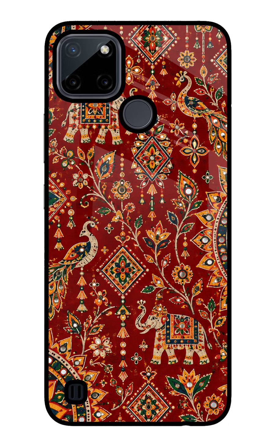 Laal Riwaaz Realme C21Y/C25Y Back Cover, Glass case