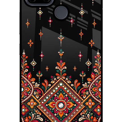 Noir Mehfil Realme C21Y/C25Y Glass Case