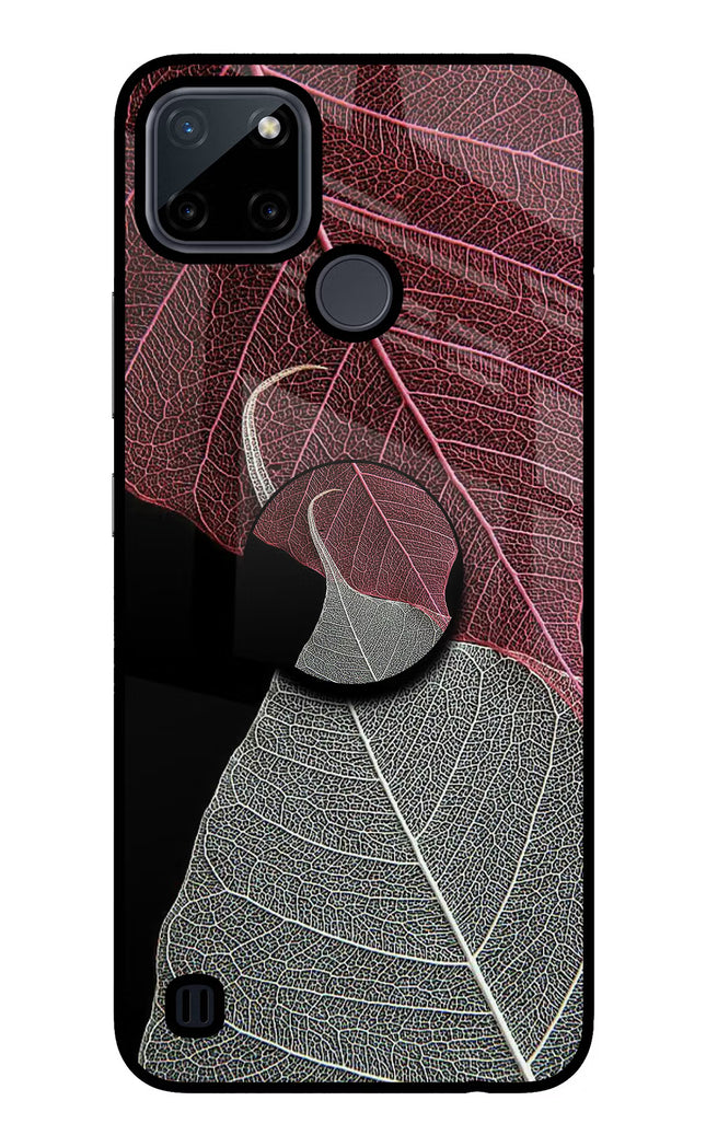 Leaf Pattern Realme C21Y/C25Y Pop Case by Casekaro