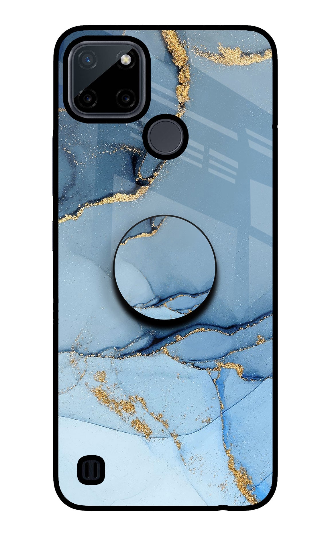 Blue Marble Realme C21Y/C25Y Glass Case