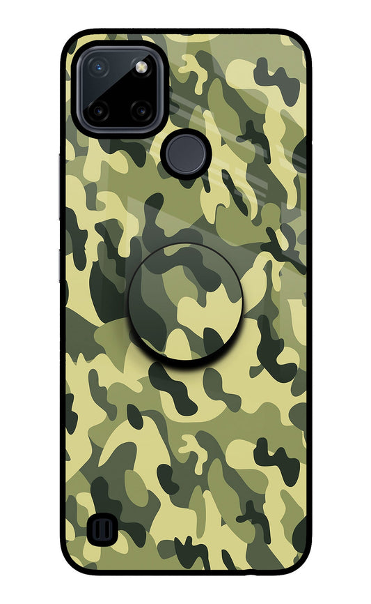 Camouflage Realme C21Y/C25Y Glass Case