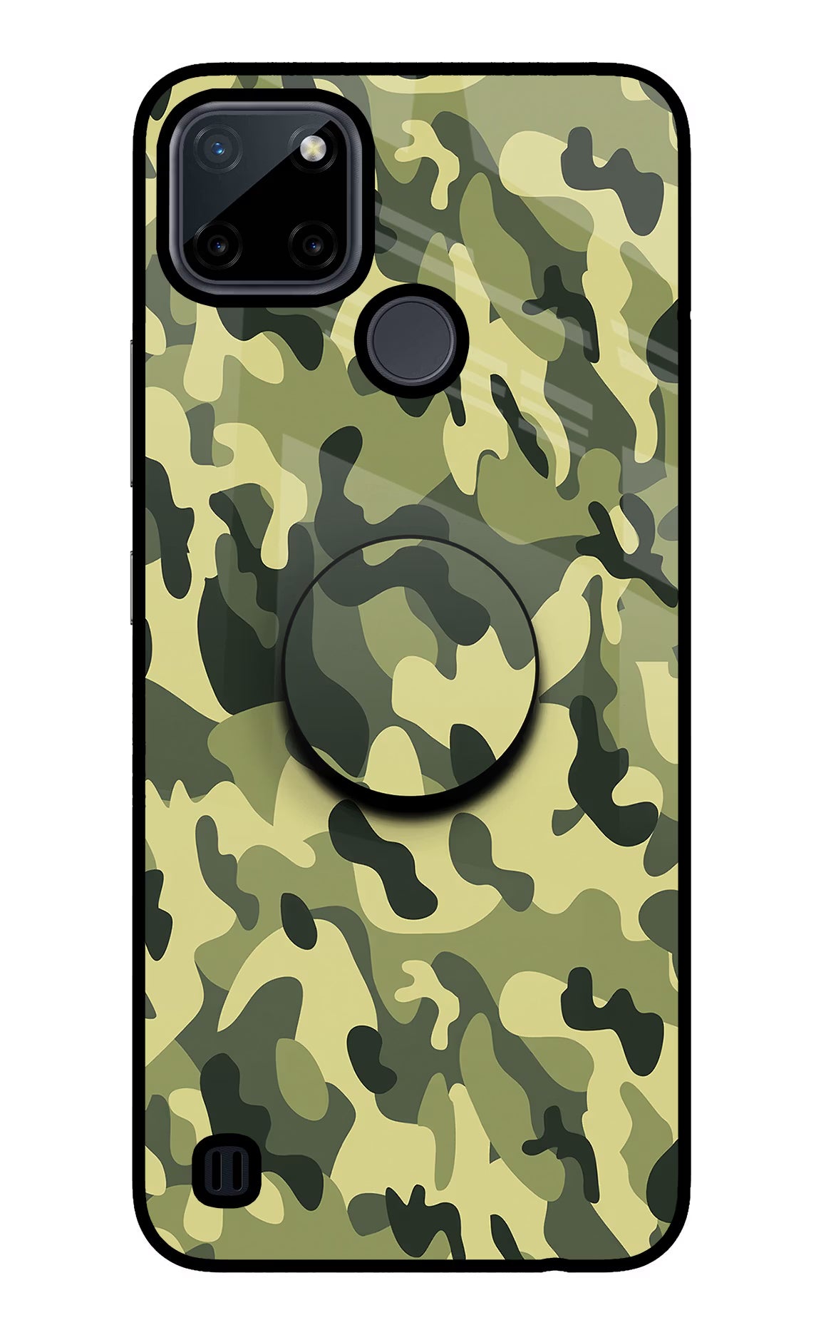 Camouflage Realme C21Y/C25Y Glass Case