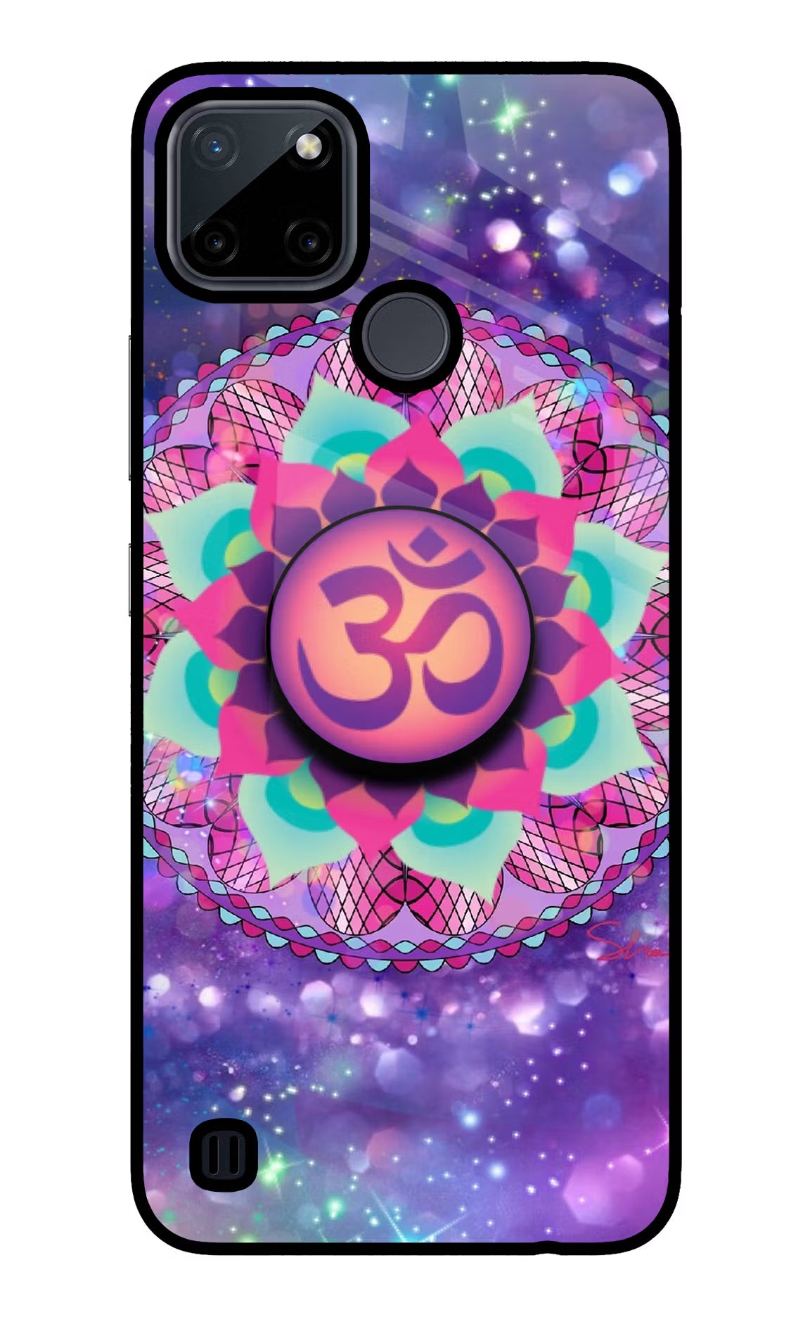 Om Purple Realme C21Y/C25Y Pop Case by Casekaro