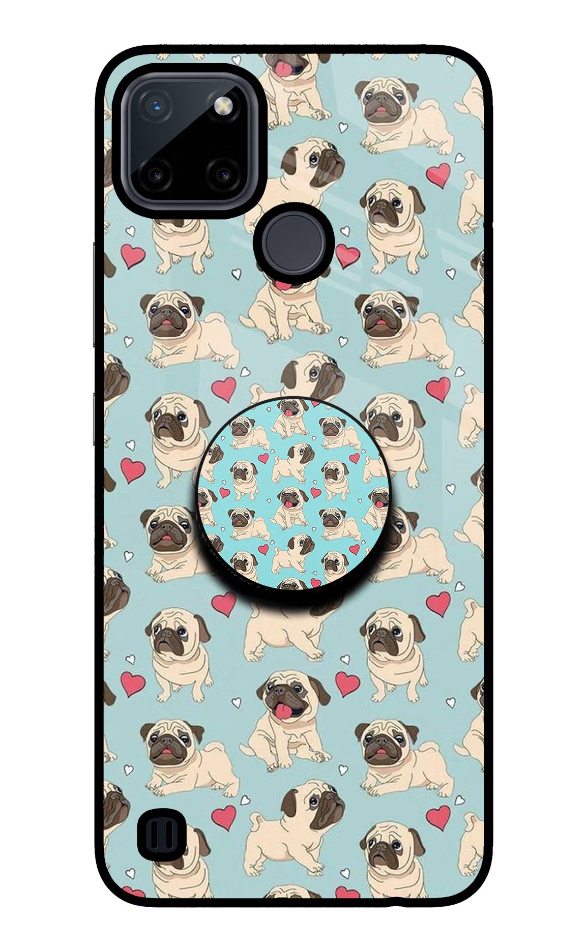 Pug Dog Realme C21Y/C25Y Pop Case by Casekaro