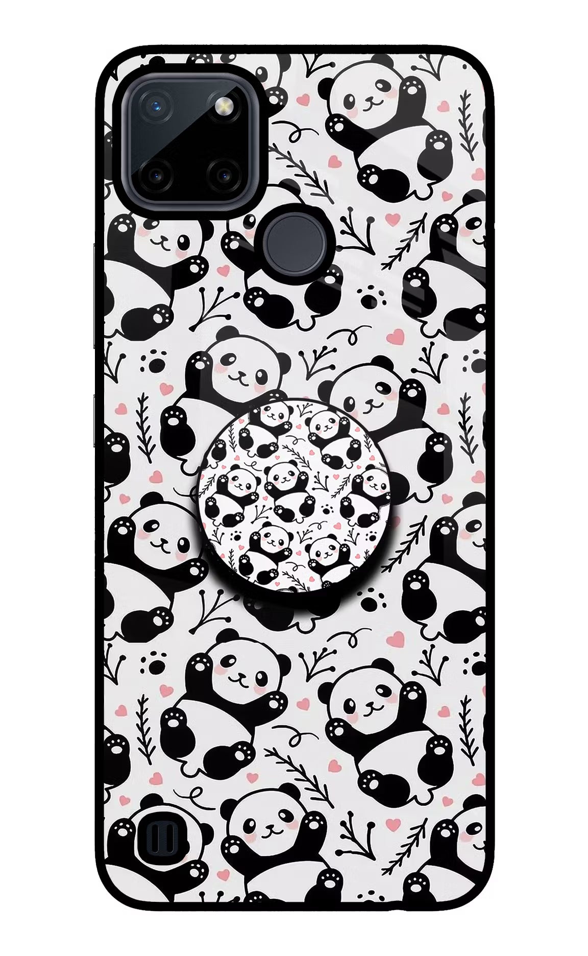Cute Panda Realme C21Y/C25Y Pop Case by Casekaro