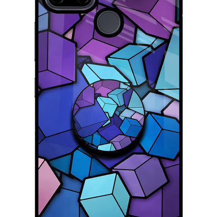 Cubic Abstract Realme C21Y/C25Y Pop Case by Casekaro