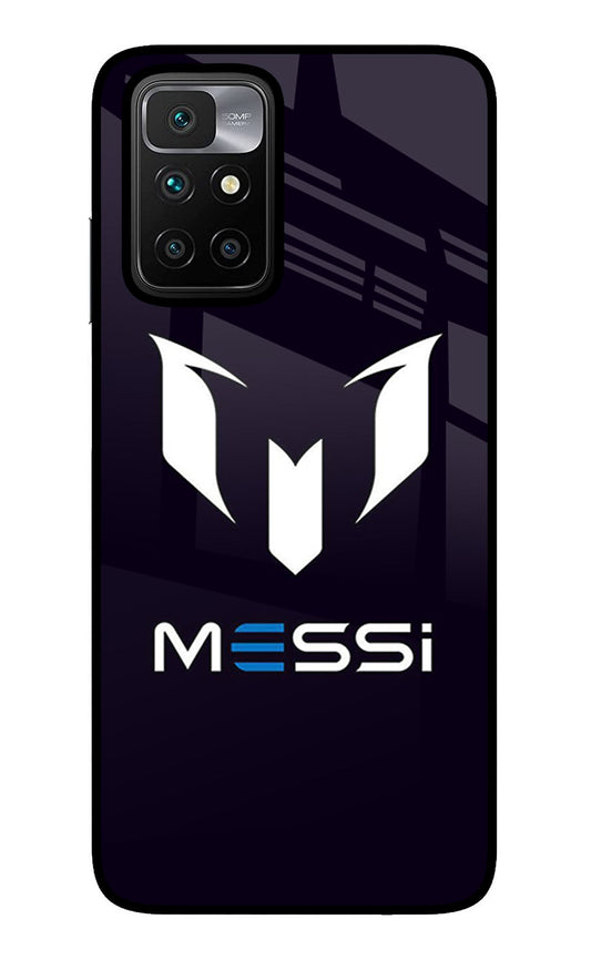 Messi Logo Redmi 10 Prime Glass Case