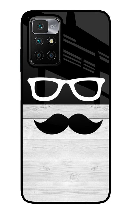 Mustache Redmi 10 Prime Glass Case