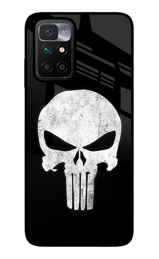 Punisher Skull Redmi 10 Prime Glass Case