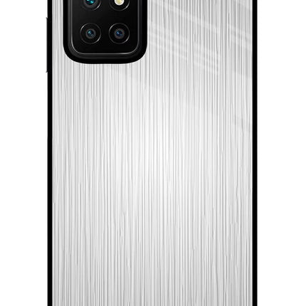 Wooden Grey Texture Redmi 10 Prime Glass Case Back Cover by Casekaro