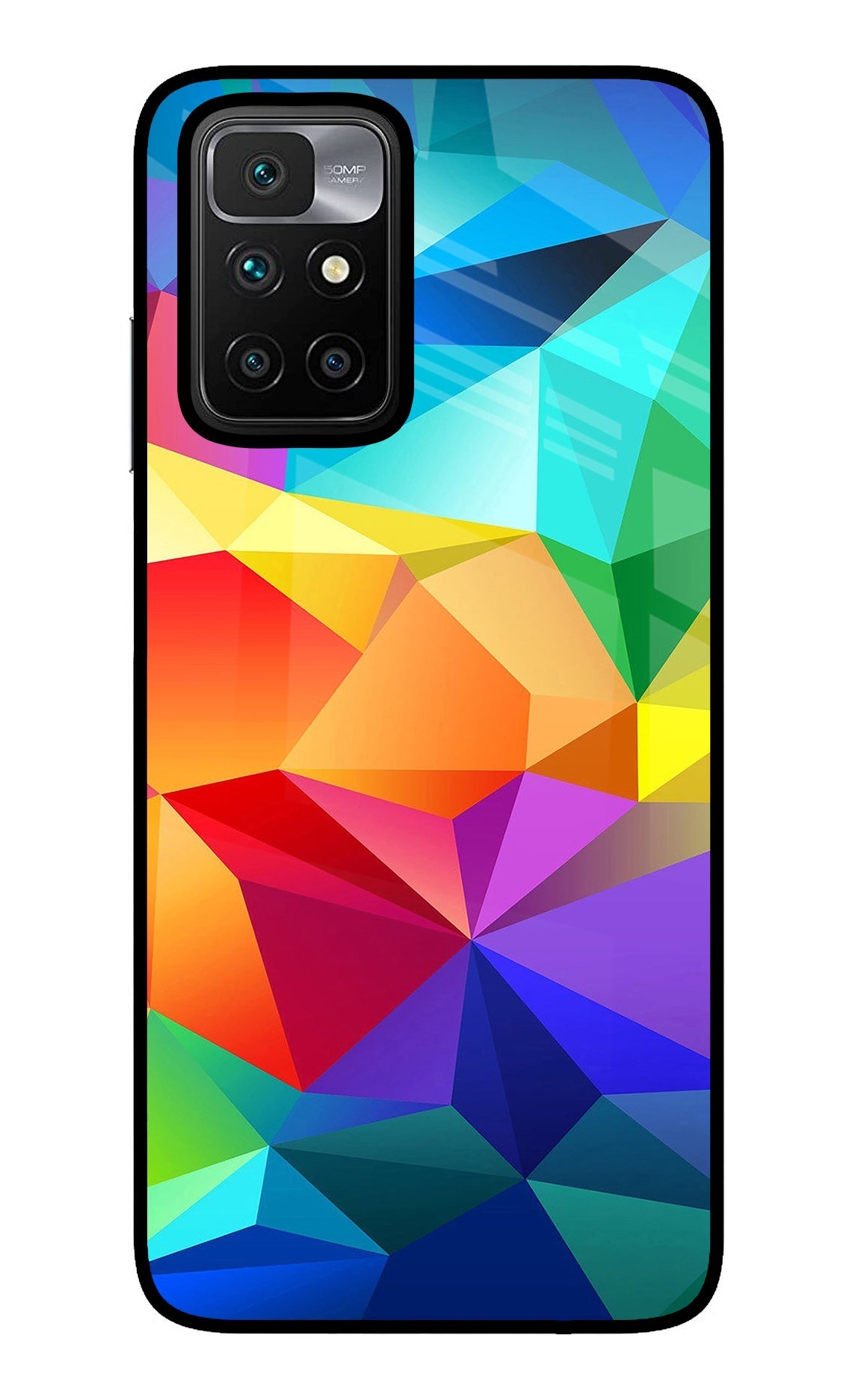 Abstract Pattern Redmi 10 Prime Glass Case