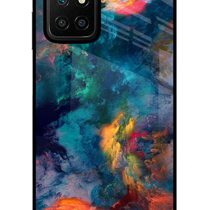 Artwork Paint Redmi 10 Prime Glass Case Back Cover by Casekaro