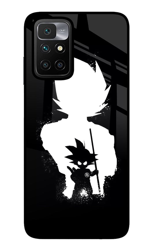 Goku Shadow Redmi 10 Prime Glass Case