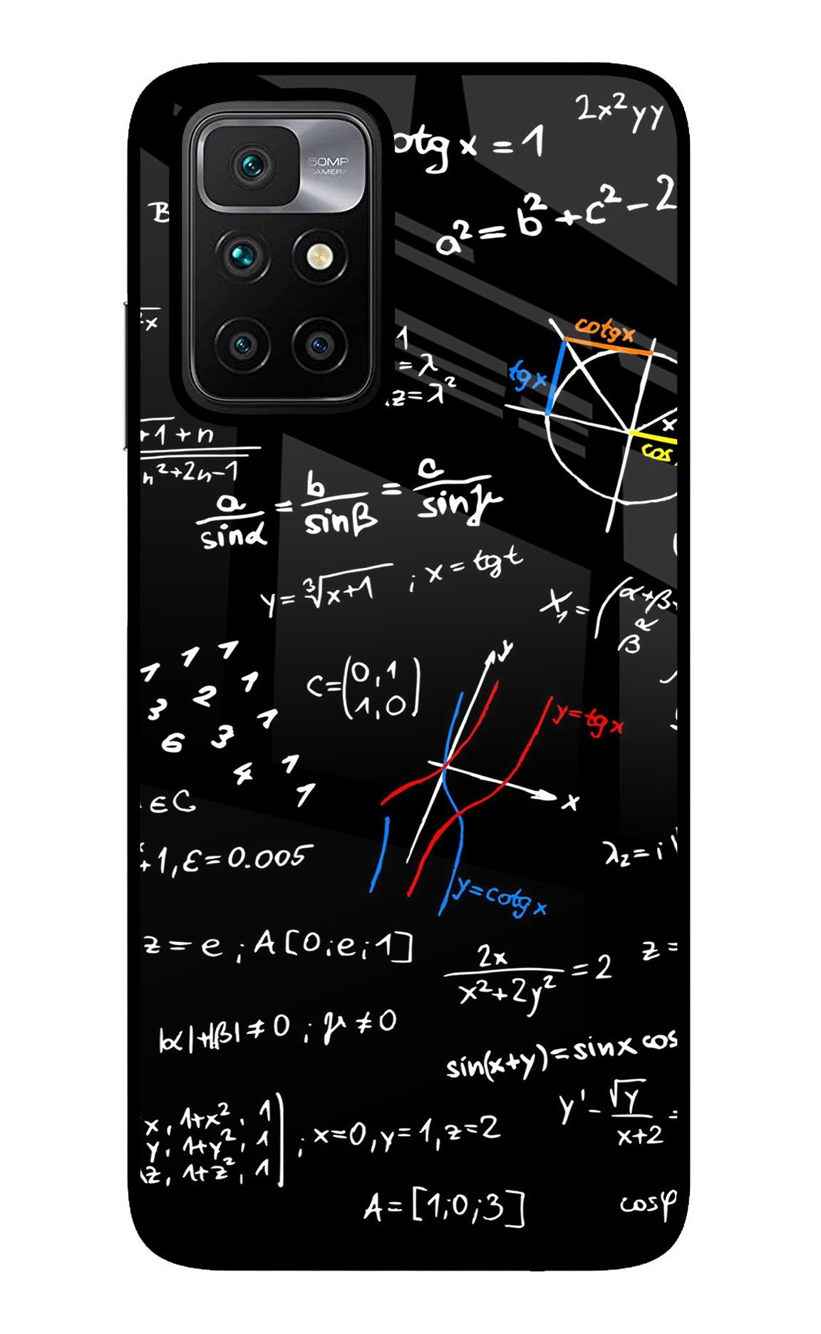 Mathematics Formula Redmi 10 Prime Glass Case