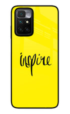 Inspire Redmi 10 Prime Glass Case Back Cover by Casekaro