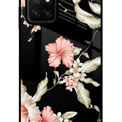 Flowers Redmi 10 Prime Glass Case