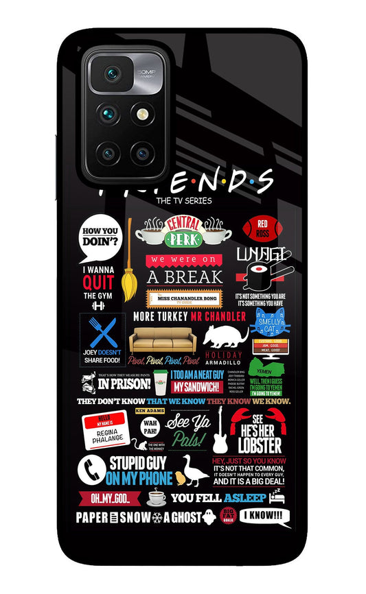 FRIENDS Redmi 10 Prime Glass Case