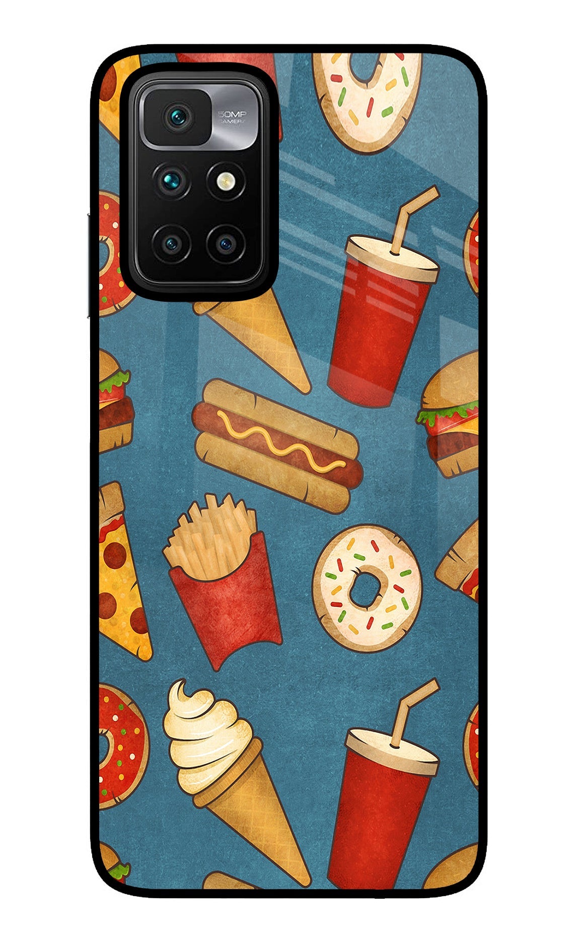 Foodie Redmi 10 Prime Back Cover