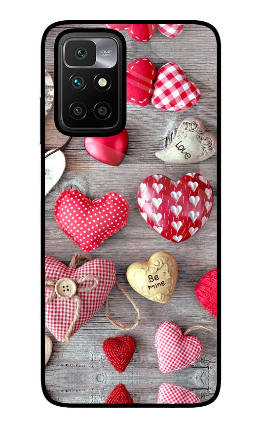 Love Wallpaper Redmi 10 Prime Glass Case