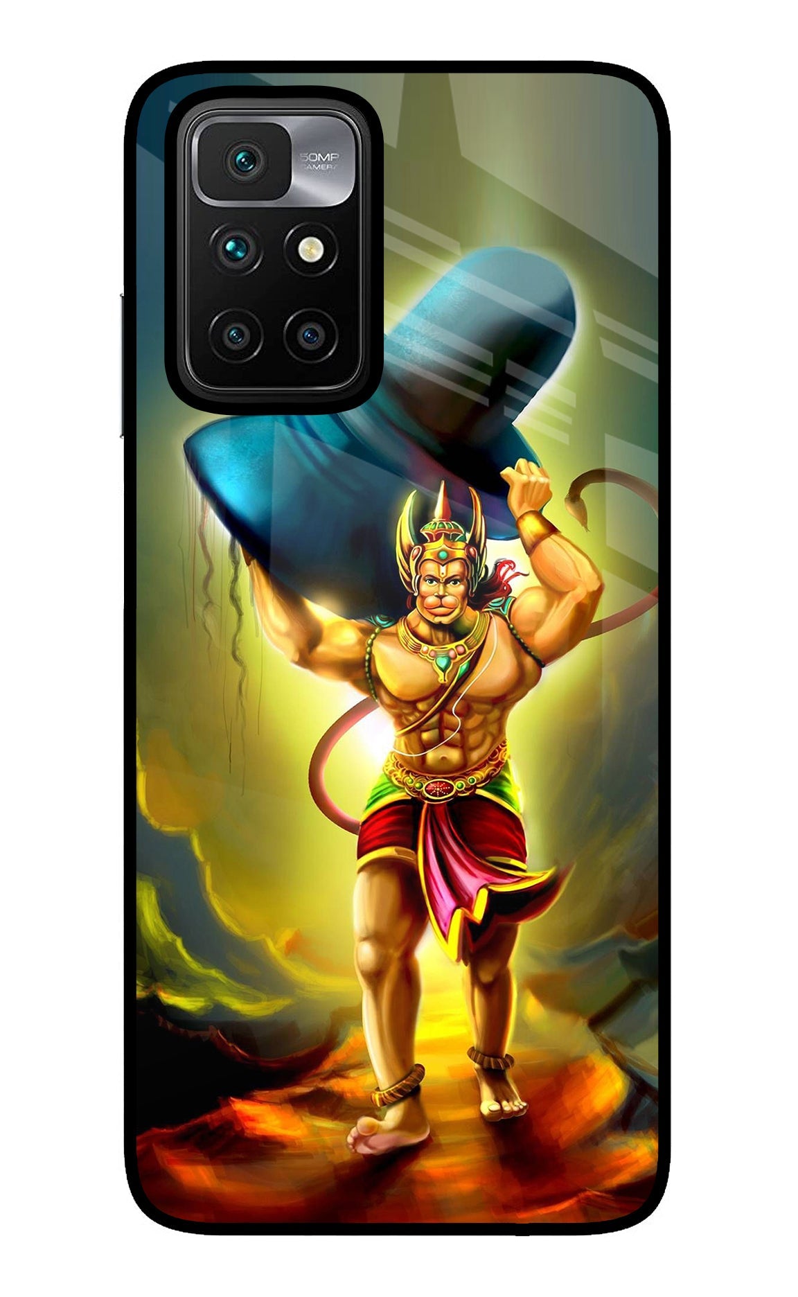 Lord Hanuman Redmi 10 Prime Glass Case