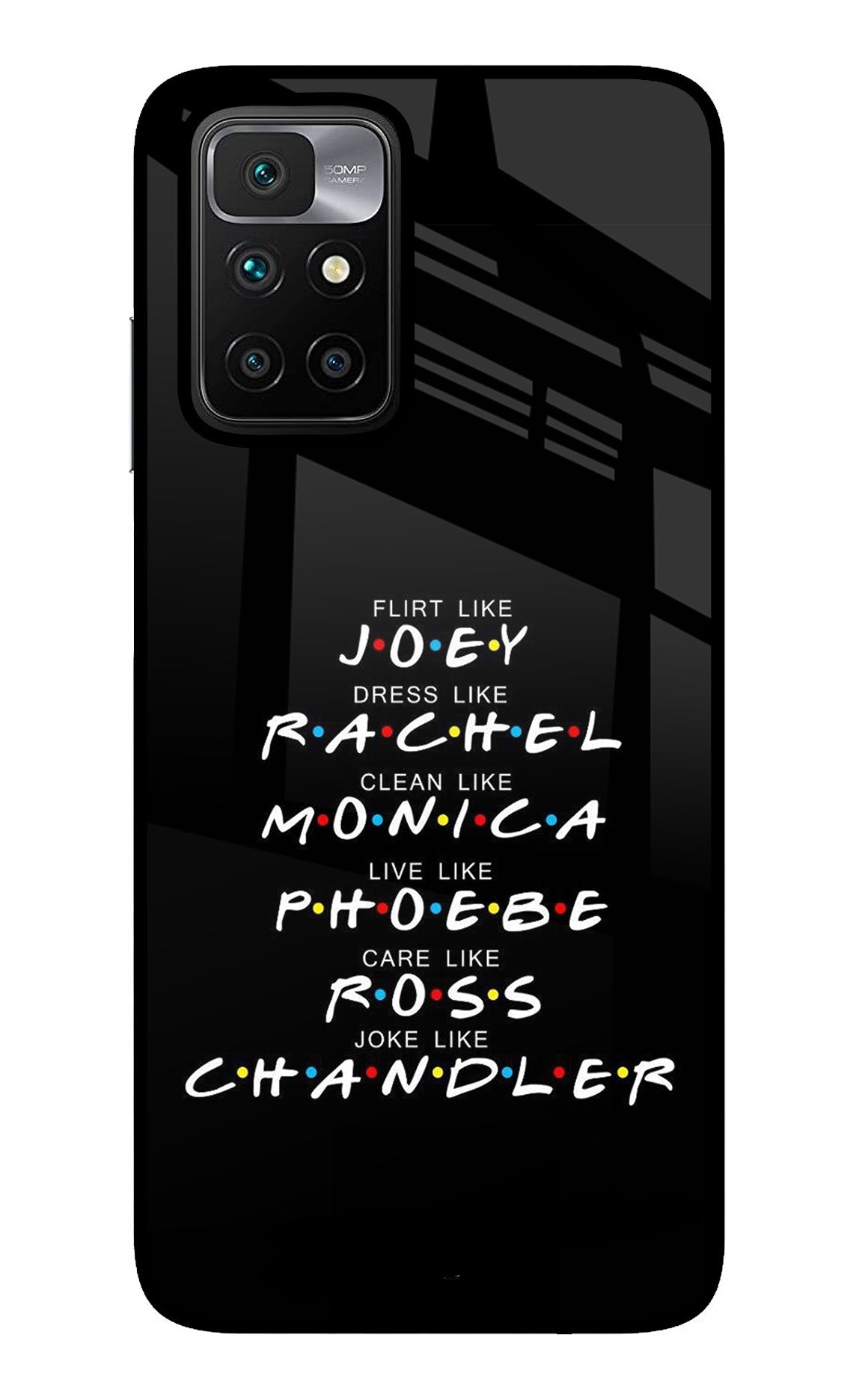 FRIENDS Character Redmi 10 Prime Back Cover