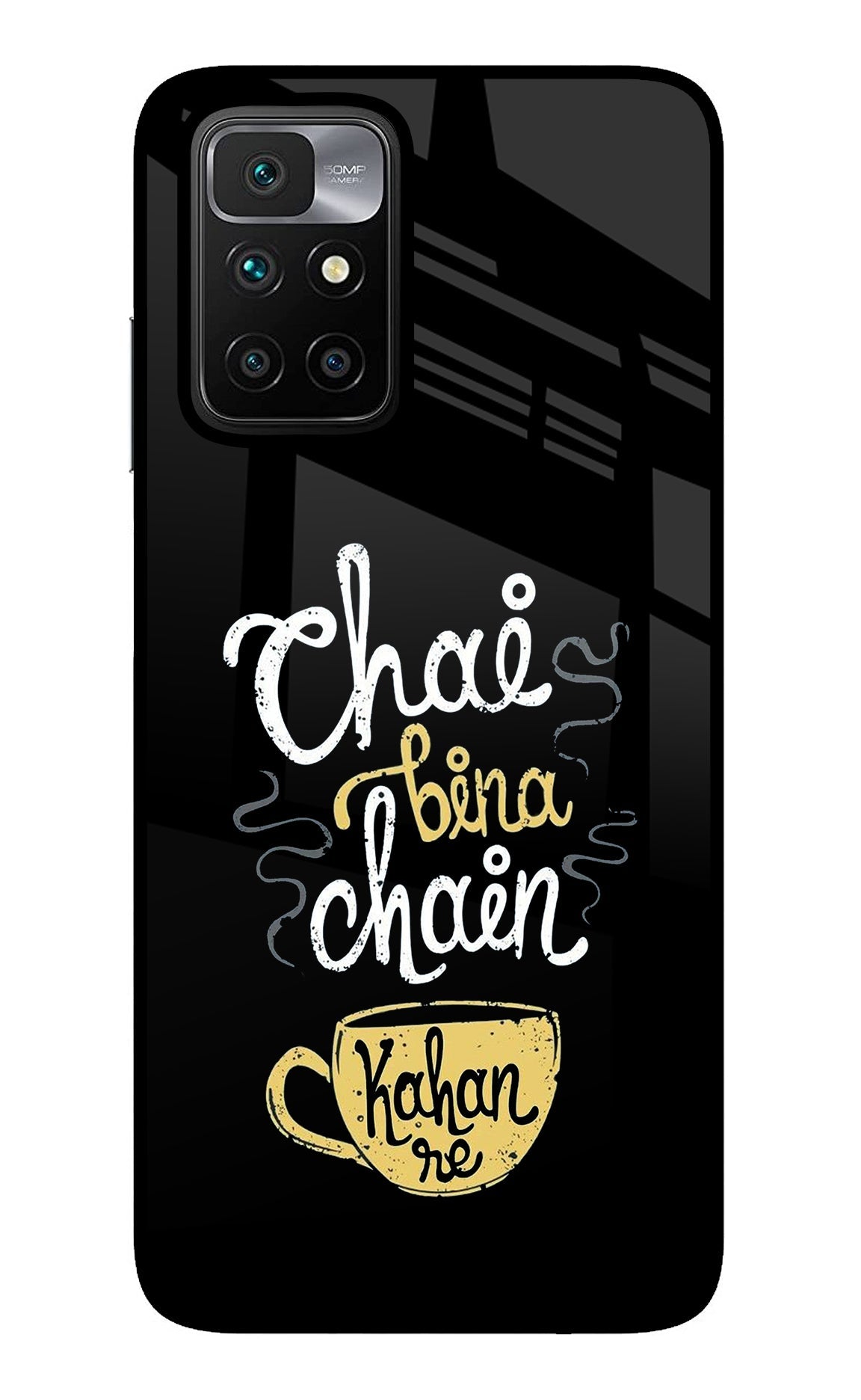 Chai Bina Chain Kaha Re Redmi 10 Prime Back Cover