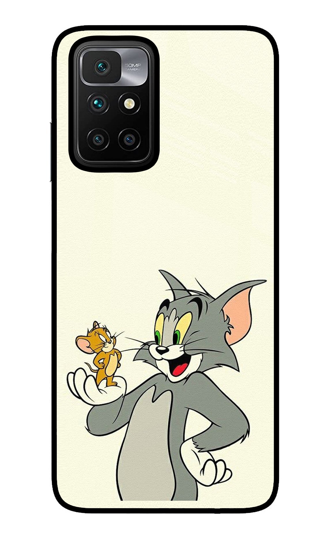 Tom & Jerry Redmi 10 Prime Glass Case